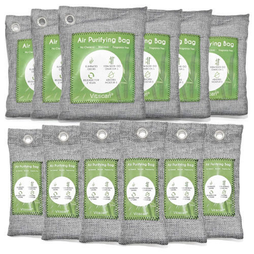 10 Surprising Ways Air Purifying Bags Can Freshen Your Home 19 vitscan 12 pack bamboo air purifying bags