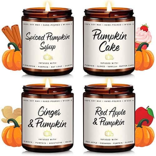 The 5 Best Pumpkin Spice for Home Fragrance 14 auelife-fall-candle-set-pumpkin-candles