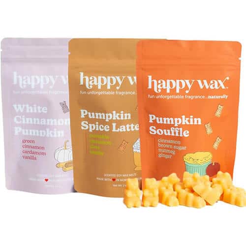The 5 Best Pumpkin Spice for Home Fragrance 26 happy-wax-pumpkin-spice-wax-melts