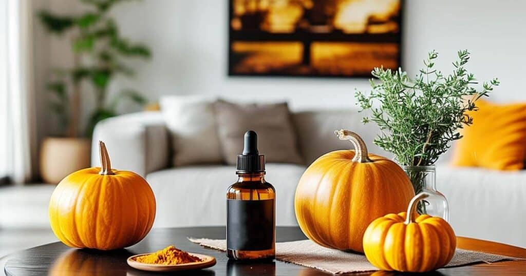 The 5 Best Pumpkin Spice for Home Fragrance 27 pumpkin-spice-essential-oil-in-the-table