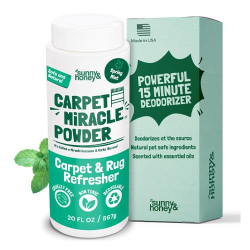 14 Best Carpet Deodorizer Powders: Expert-Recommended for Pet Odors 20 sunny honey carpet miracle powder