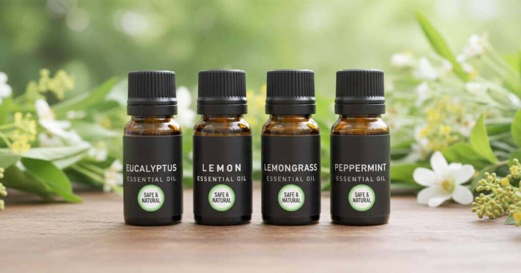 Are Essential Oils Safe for Your Lungs? VOCs and GC/MS Tested Brands 17 essential oil bottles with safe and natural label
