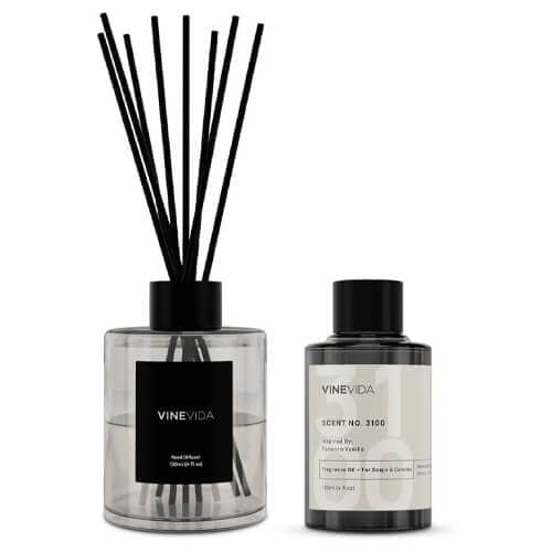 vinevida reed diffuser for home and bathroom