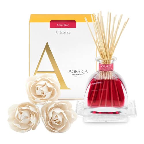 agraria air essence flower and reed diffuser set
