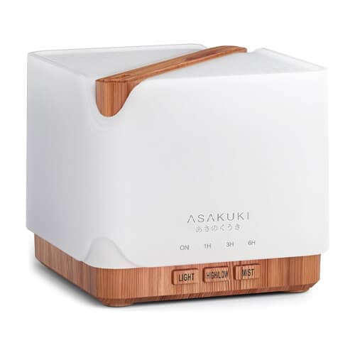 asakuki essential oil diffuser with automatic shutoff