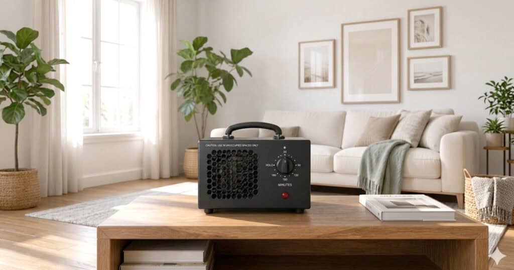 ozone generator in a big living room